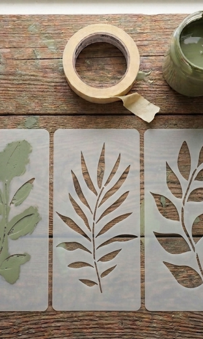 32 STENCIL PACK HOJAS