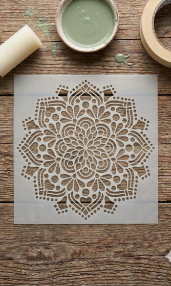 STENCIL MANDALA 1