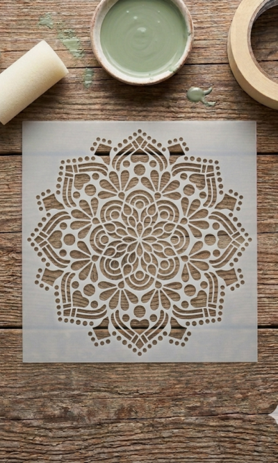 25 STENCIL MANDALA 1