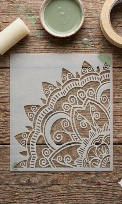 29 STENCIL MANDALA 3
