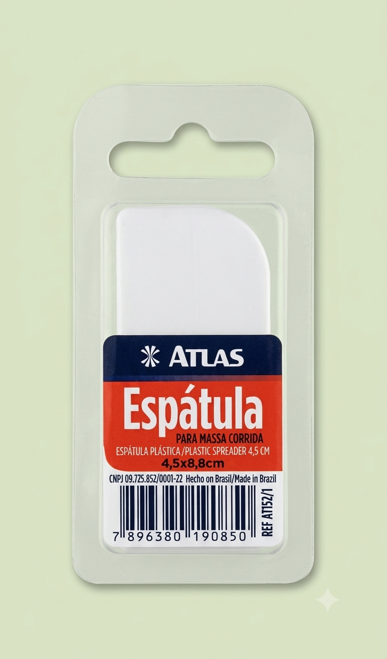 48 Espátula plástica 4.5 cm